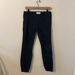 Nili Lotan French Military Cotton Zip Hem Jogger Pant